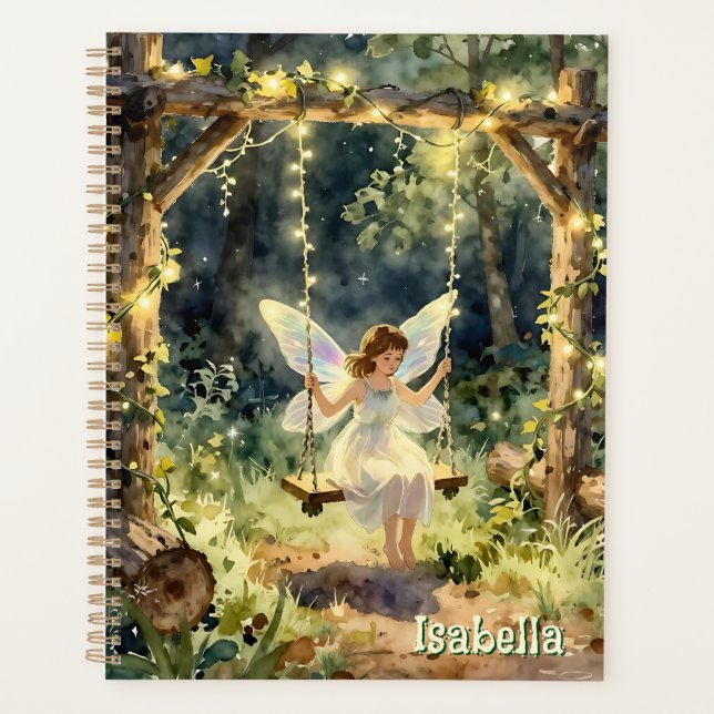 Enchanted Fairy in a Jar in a Magical Forest Planner (Front)
