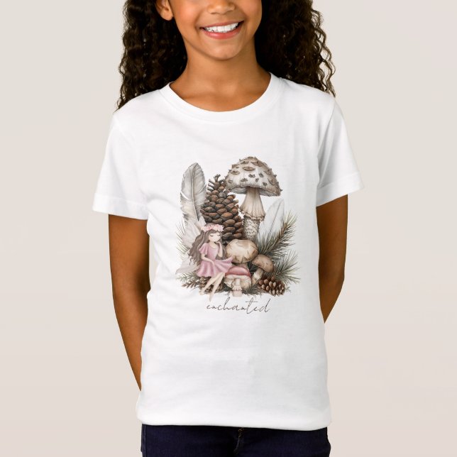 Enchanted Fairy Mushrooms  T-Shirt (Front)
