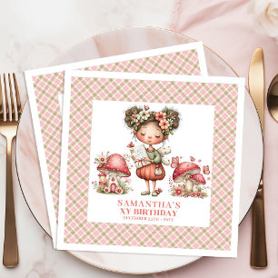 Enchanted Fairy Party Magical Garden Birthday Napkin