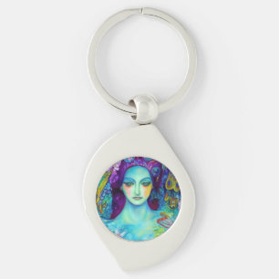Enchanted Fairy Queen with Butterflies Key Ring