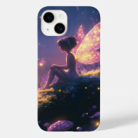 Enchanted Fairy Sitting in a Magical Forest