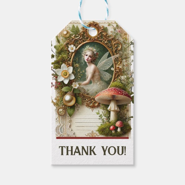  Enchanted Fairy Thank You Gift Tag (Front)