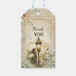 Enchanted Fairy Thank You Tag – Vintage Lace & Whi