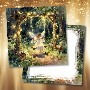 Enchanted Fairy Themed Girl's Birthday Card