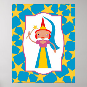 Enchanted Fairy with Magic Wand Poster
