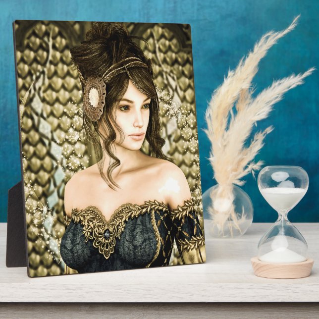 Enchanted Fairytale Princess Portrait Plaque (Side)