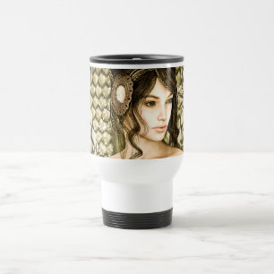 Enchanted Fairytale Princess Portrait Travel Mug