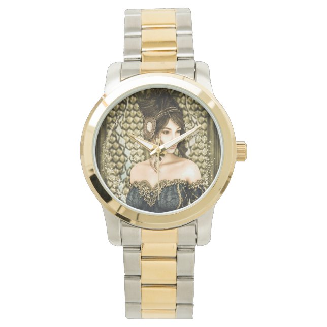Enchanted Fairytale Princess Portrait Watch (Front)