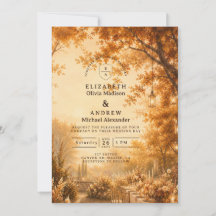 Enchanted Fall Backyard Wedding