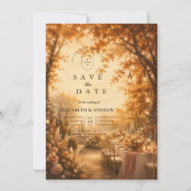 Enchanted Fall Backyard Wedding