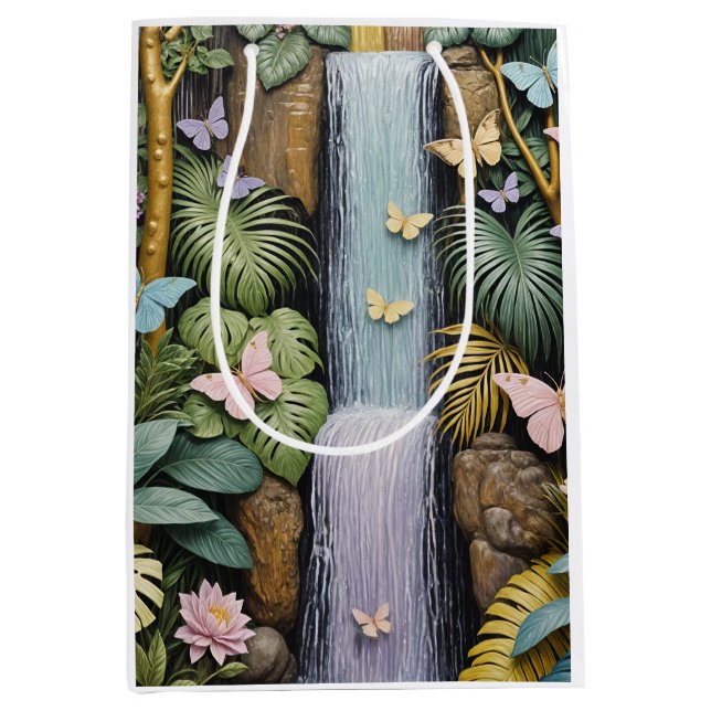 Enchanted Falls Oasis Medium Gift Bag (Front)