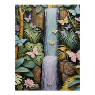 Enchanted Falls Oasis Poster