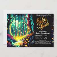 Enchanted Fireflies Nighttime Whimsy Baby Shower