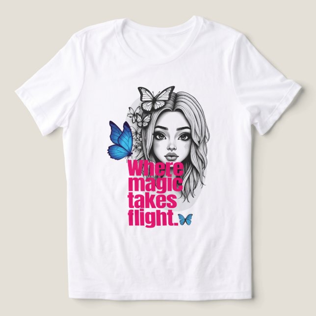 Enchanted Flight  Tri-Blend Shirt (Design Front)