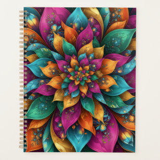 Enchanted Flora Gold Watercolor Botanical Planner