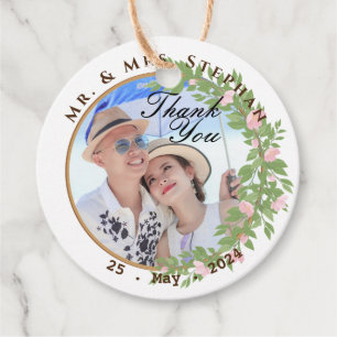 Enchanted Floral Elegance wedding Favour Tags