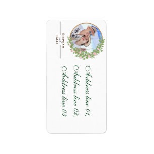 Enchanted Floral Elegance wedding Label