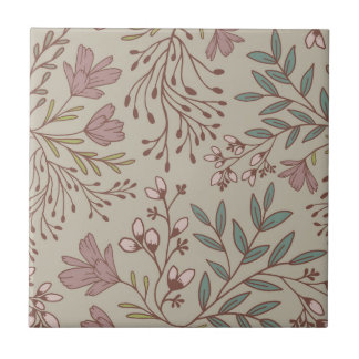 Enchanted Floral Meadow Dreams L7 Colourful Flower Tile