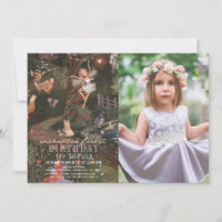 Enchanted Forest Animals Fairies Birthday Photo