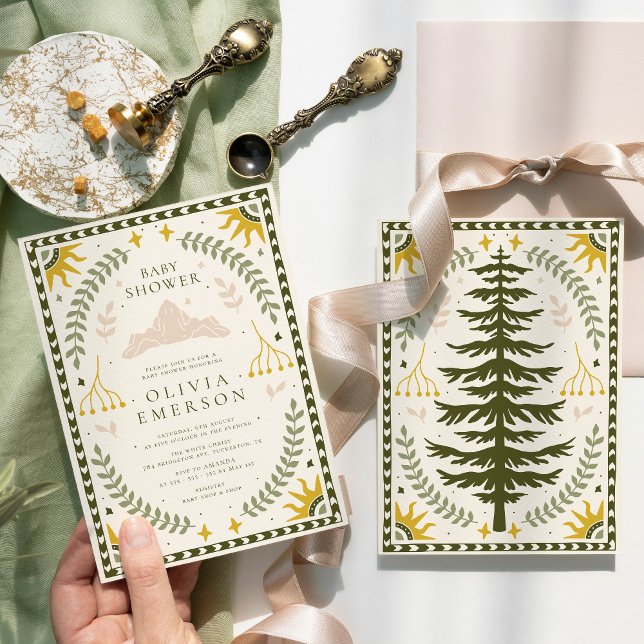 Enchanted Forest Baby Shower Invitation (Creator Uploaded)