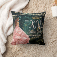 Enchanted Forest Blush Pink Quinceañera Sweet 16