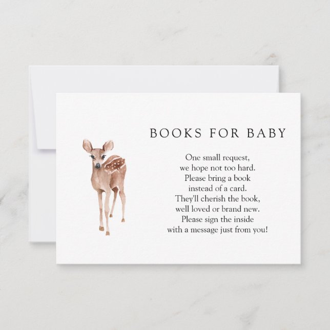 Enchanted Forest Books for Baby Enclosure Card (Front)