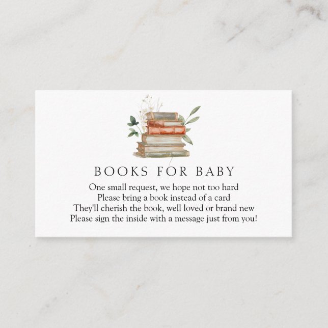 Enchanted Forest Books for Baby insert card (Front)