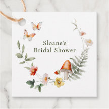 Enchanted Forest Bridal Shower Favour Tags
