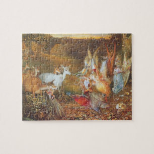 Enchanted Forest by artist John Anster Fitzgerald Jigsaw Puzzle