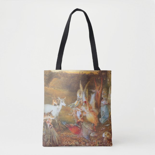 Enchanted Forest by artist John Anster Fitzgerald Tote Bag (Front)