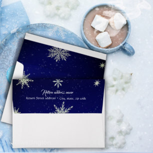 Enchanted Forest Cardinal Christmas Envelope