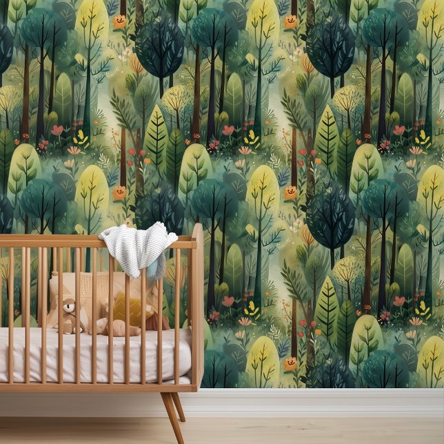 Enchanted Forest Children's Room Wallpaper (Creator Uploaded)