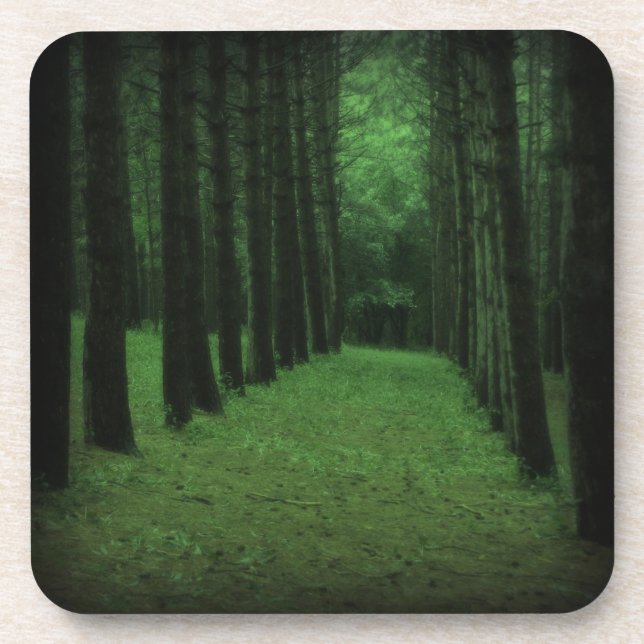 Enchanted Forest Cork Coaster Set (Front)