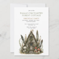 Enchanted Forest Cottage Girl Birthday Party