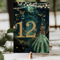 Enchanted Forest Emerald Green Dress Bat Mitzvah