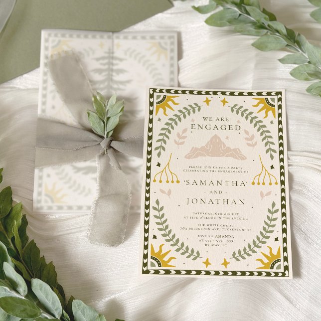 Enchanted Forest Engagement Party Invitation (Creator Uploaded)