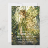 Enchanted Forest Fairy 1st Birthday