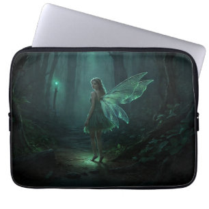 Enchanted Forest Fairy Fantasy Art Laptop Sleeve