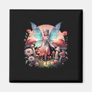 Enchanted Forest Fairy Fantasy Mystical Butterfly Magnet