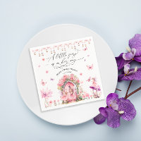 Enchanted Forest Fairy Flower Garden Napkins