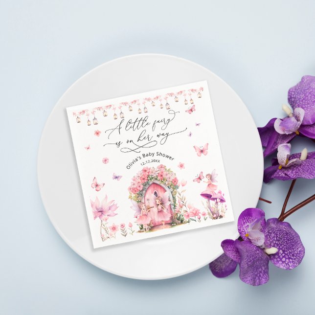 Enchanted Forest Fairy Flower Garden Napkins (Creator Uploaded)