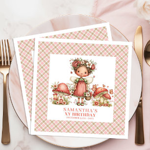 Enchanted Forest Fairy Magical Party Birthday  Napkin