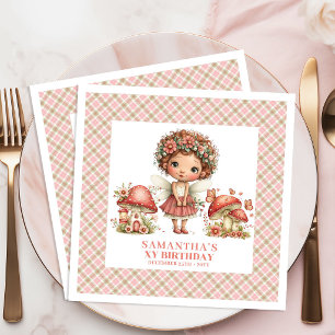 Enchanted Forest Fairy Magical Party Birthday  Napkin