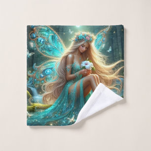 Enchanted Forest Fairy Wash Cloth