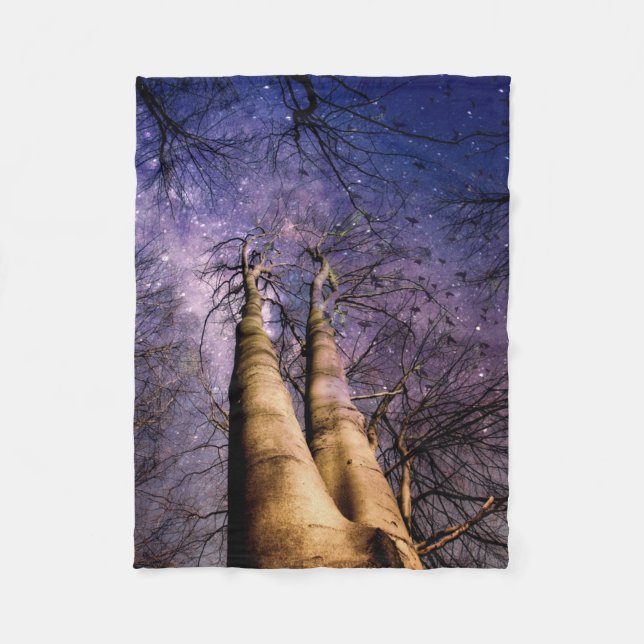 Enchanted Forest Fleece Blanket (Front)