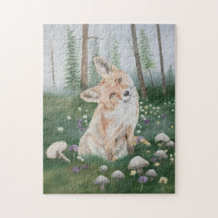 Enchanted Forest Fox Jigsaw Puzzle