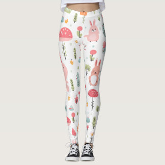 Enchanted Forest Friends Leggings