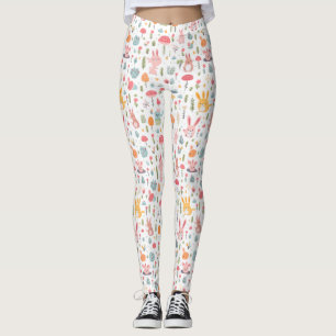Enchanted Forest Friends Leggings