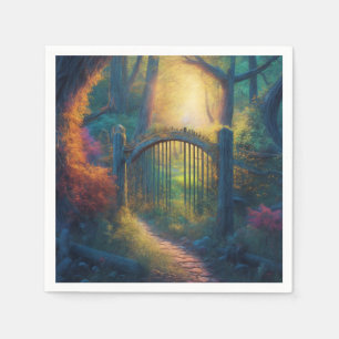 Enchanted Forest Garden Paper Napkins