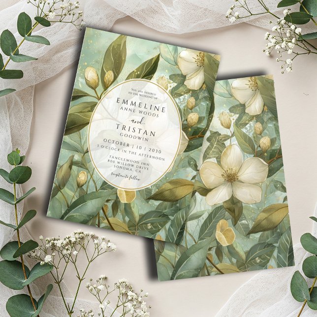 Enchanted Forest Garden Wedding Invitation (Creator Uploaded)